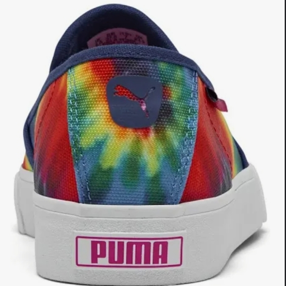 Adult Puma Womens Bari Slip on Sneaker Tye Dye Size 9.5 - Picture 3 of 6